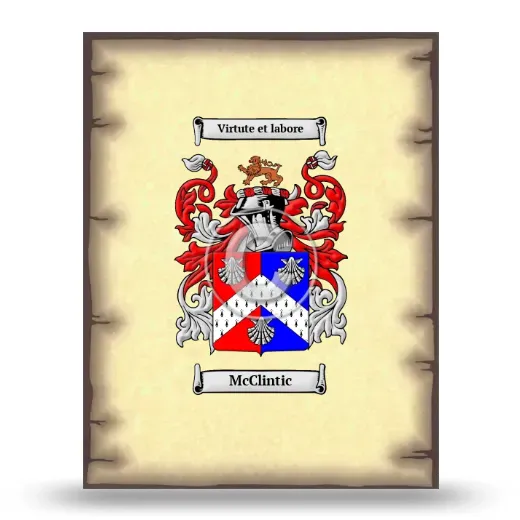 McClintic Coat of Arms Print