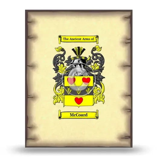 McCoard Coat of Arms Print