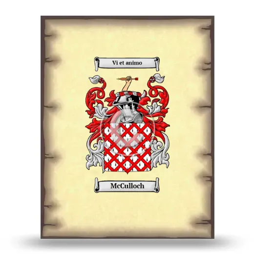 McCulloch Coat of Arms Print