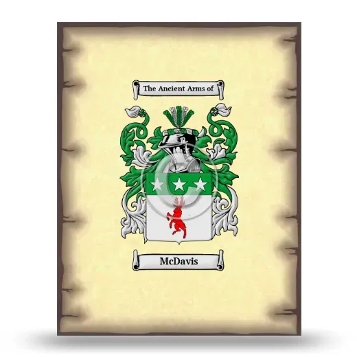 McDavis Coat of Arms Print