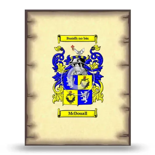 McDouall Coat of Arms Print