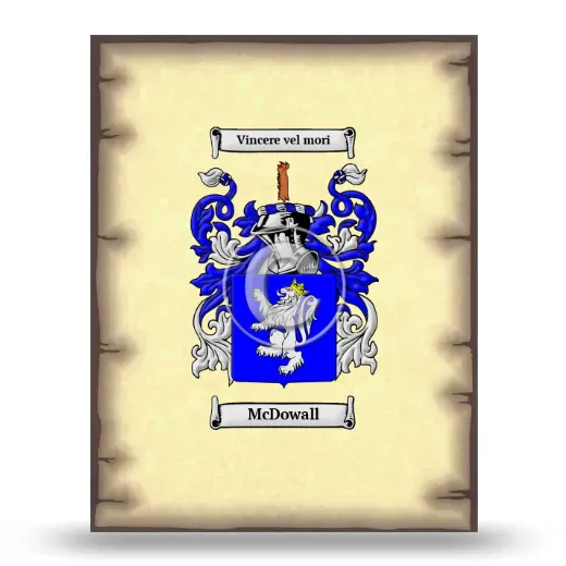 McDowall Coat of Arms Print