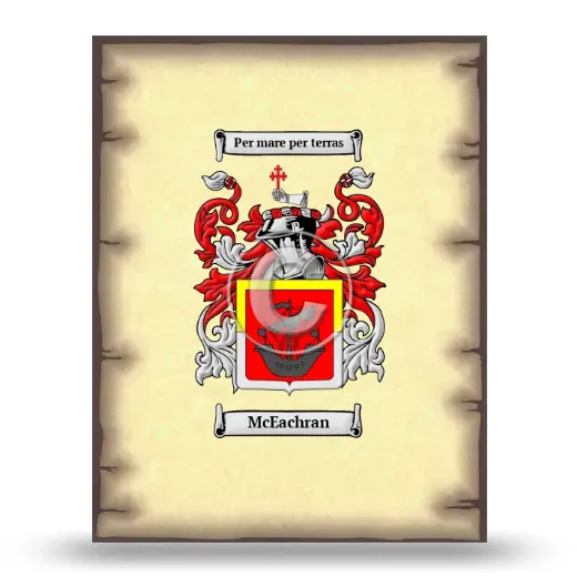 McEachran Coat of Arms Print