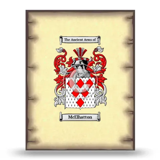 McElhatton Coat of Arms Print