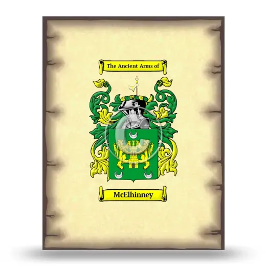 McElhinney Coat of Arms Print