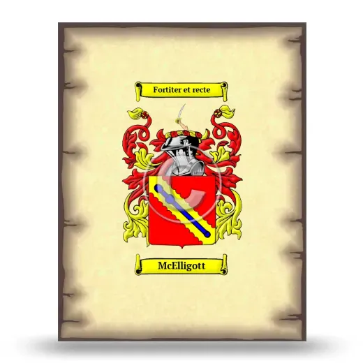 McElligott Coat of Arms Print
