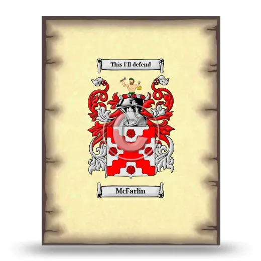 McFarlin Coat of Arms Print