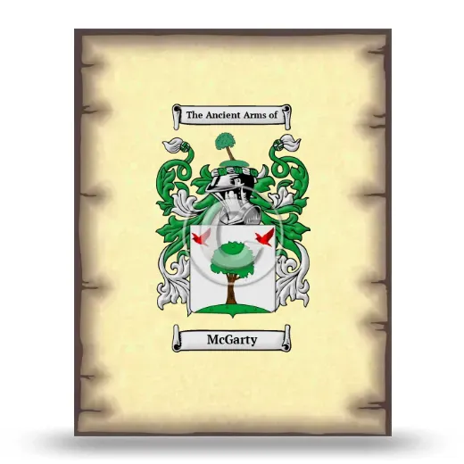 McGarty Coat of Arms Print