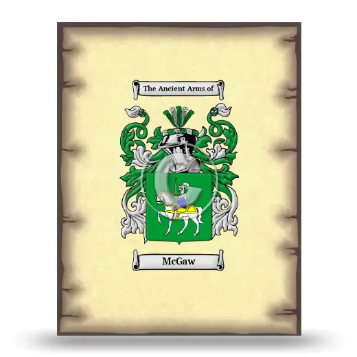 McGaw Coat of Arms Print