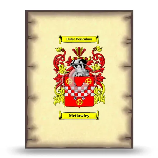 McGawley Coat of Arms Print