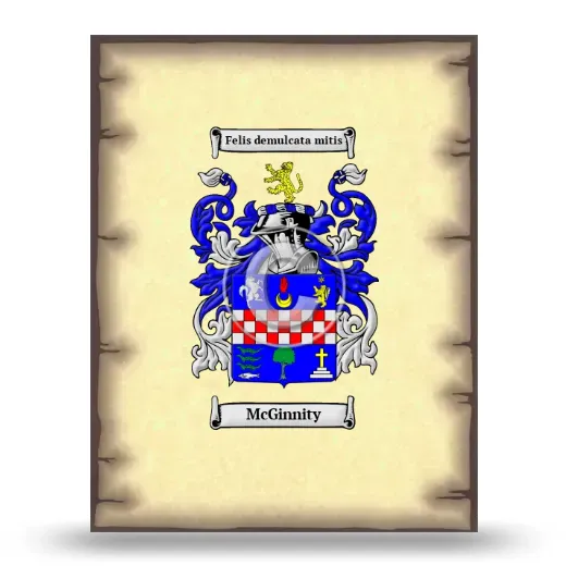 McGinnity Coat of Arms Print