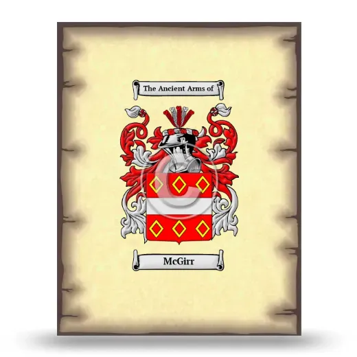 McGirr Coat of Arms Print