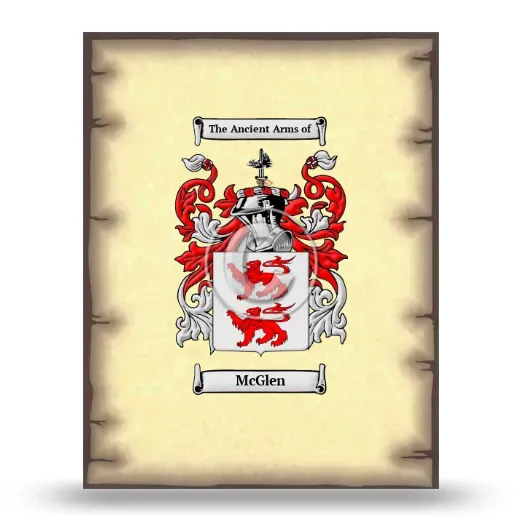 McGlen Coat of Arms Print