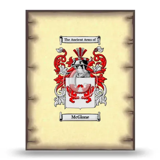 McGlone Coat of Arms Print