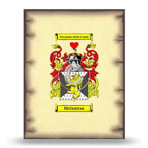 McGrattan Coat of Arms Print