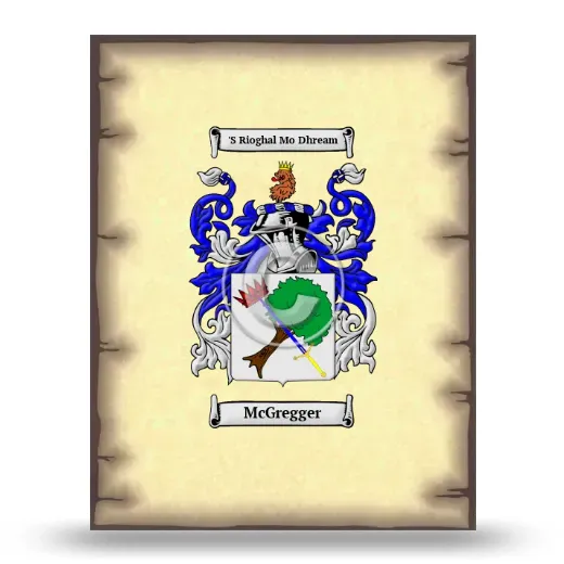 McGregger Coat of Arms Print