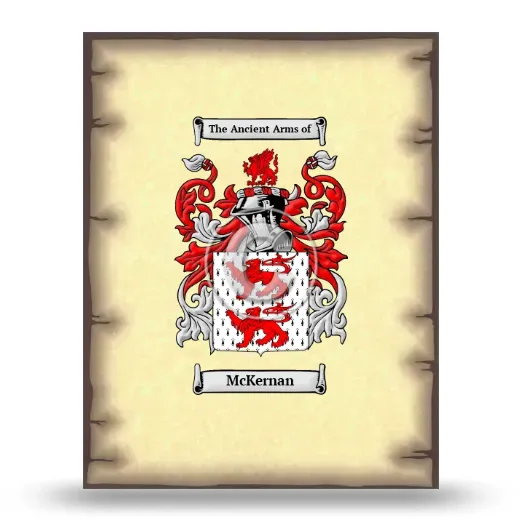 McKernan Coat of Arms Print