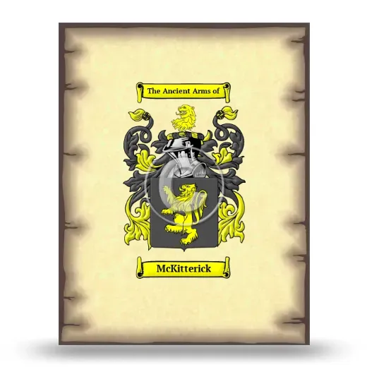 McKitterick Coat of Arms Print