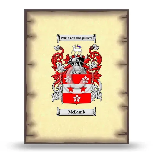 McLamb Coat of Arms Print