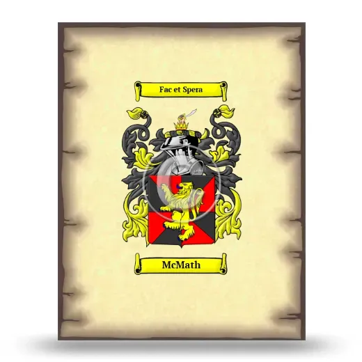 McMath Coat of Arms Print