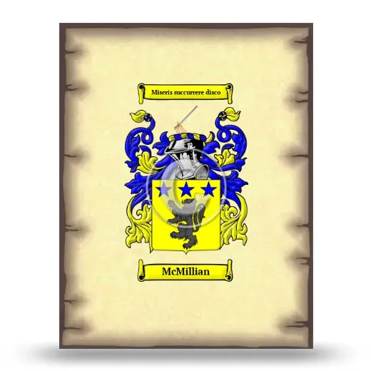 McMillian Coat of Arms Print