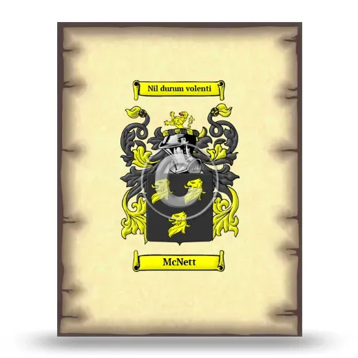 McNett Coat of Arms Print