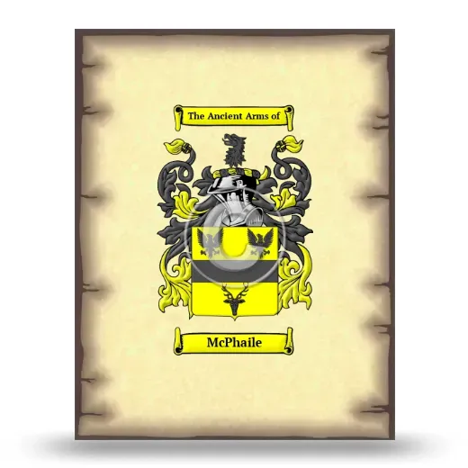 McPhaile Coat of Arms Print