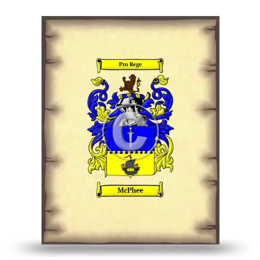McPhee Coat of Arms Print
