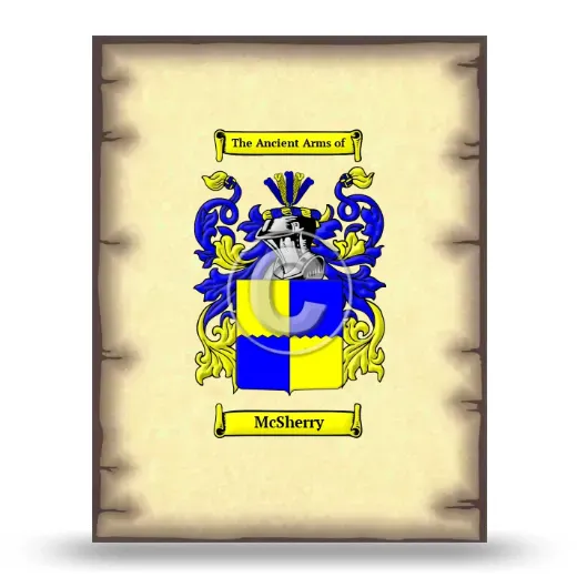 McSherry Coat of Arms Print