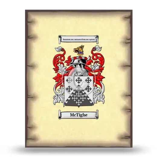 McTighe Coat of Arms Print