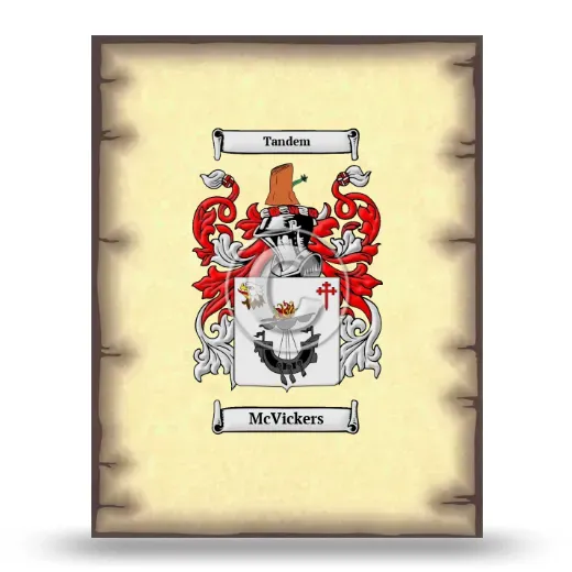 McVickers Coat of Arms Print