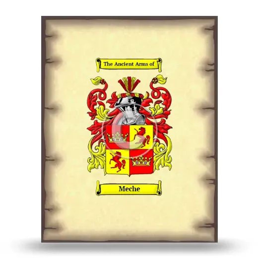 Meche Coat of Arms Print
