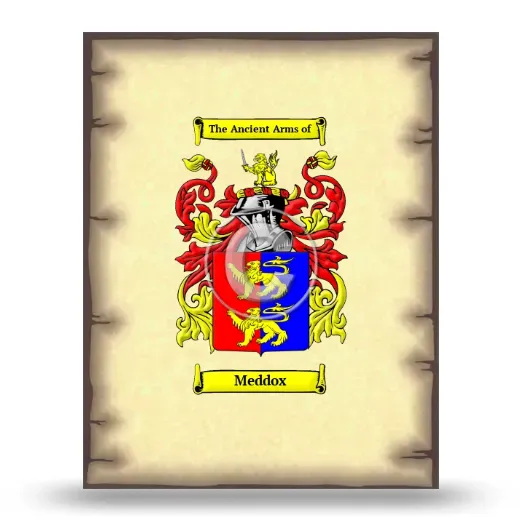 Meddox Coat of Arms Print