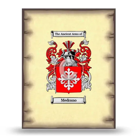 Medrano Coat of Arms Print