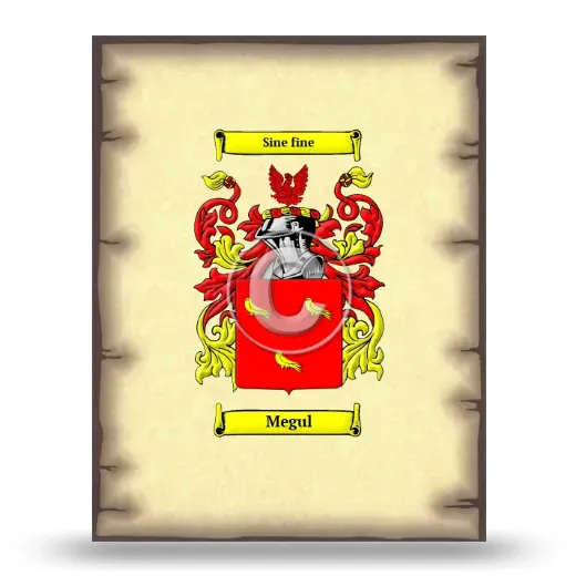 Megul Coat of Arms Print