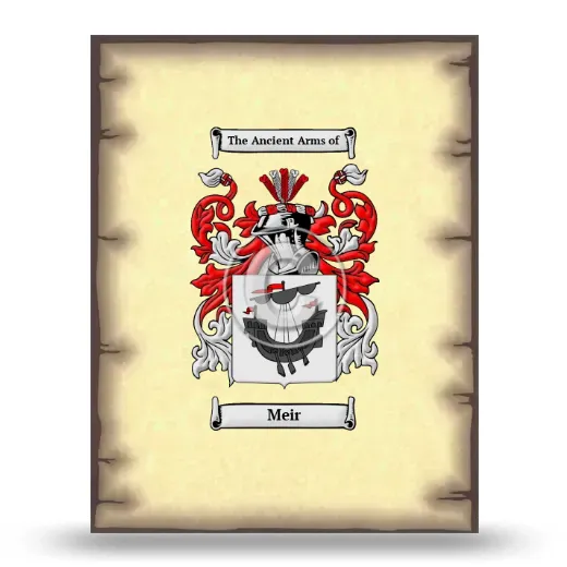 Meir Coat of Arms Print