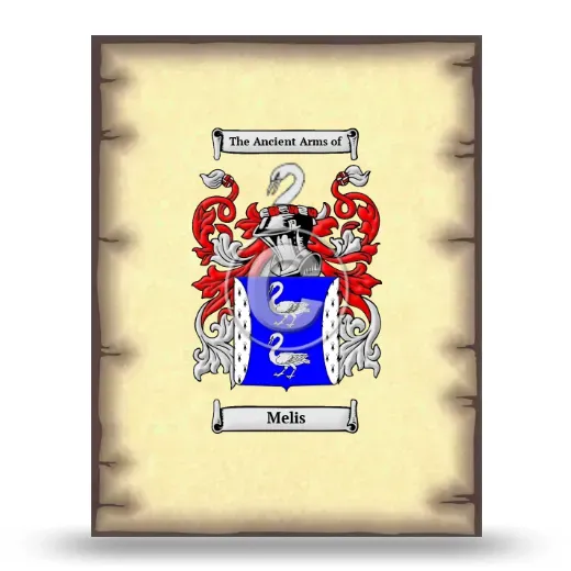 Melis Coat of Arms Print