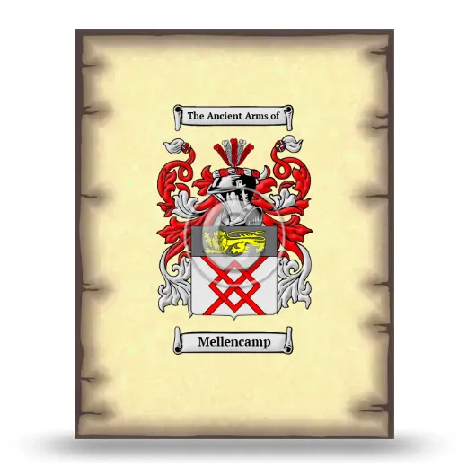 Mellencamp Coat of Arms Print