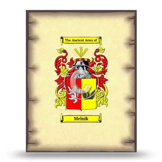 Melnik Coat of Arms Print