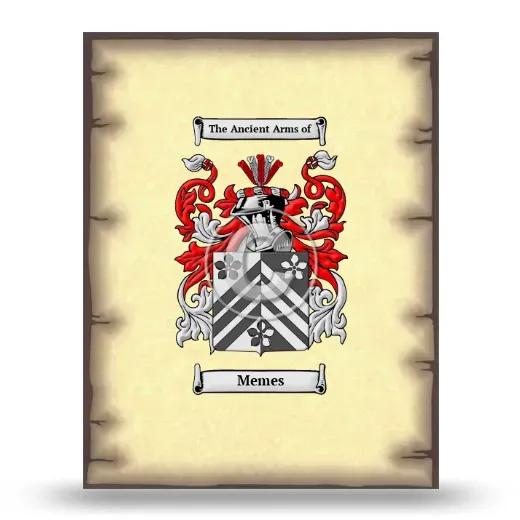 Memes Coat of Arms Print