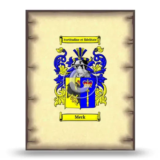 Merk Coat of Arms Print