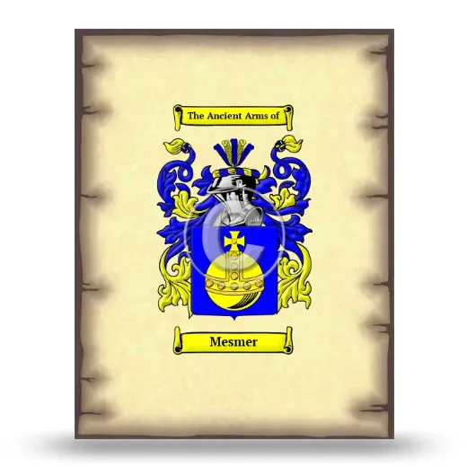 Mesmer Coat of Arms Print
