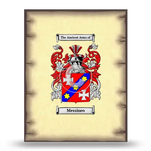 Messineo Coat of Arms Print