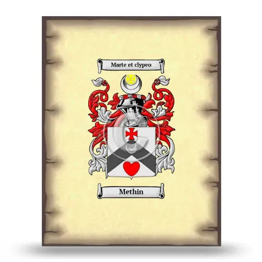 Methin Coat of Arms Print
