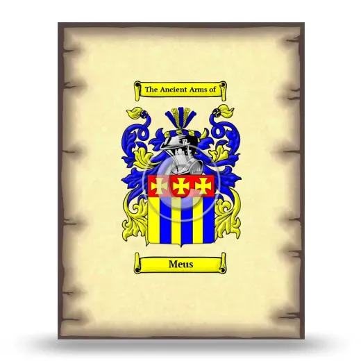 Meus Coat of Arms Print