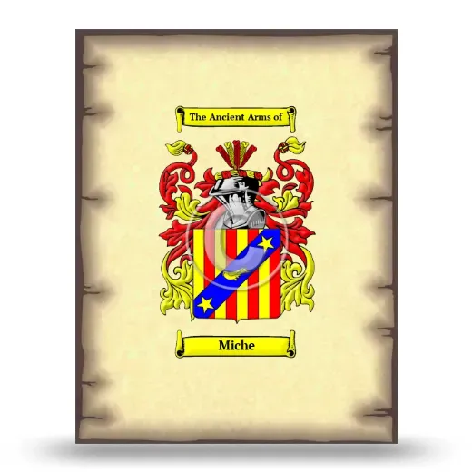 Miche Coat of Arms Print