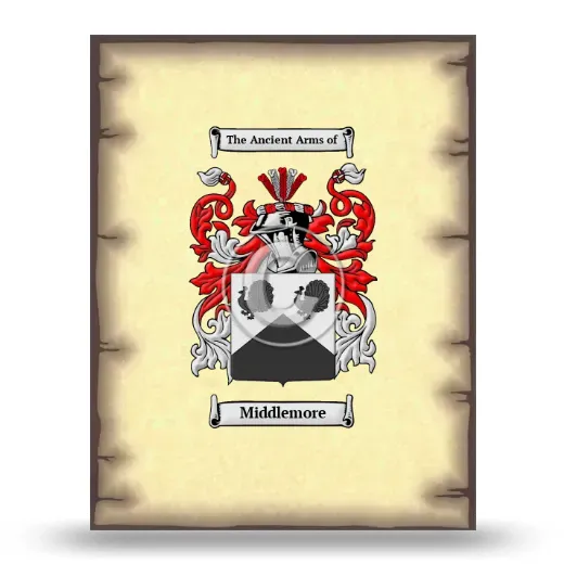 Middlemore Coat of Arms Print
