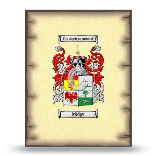 Midgy Coat of Arms Print