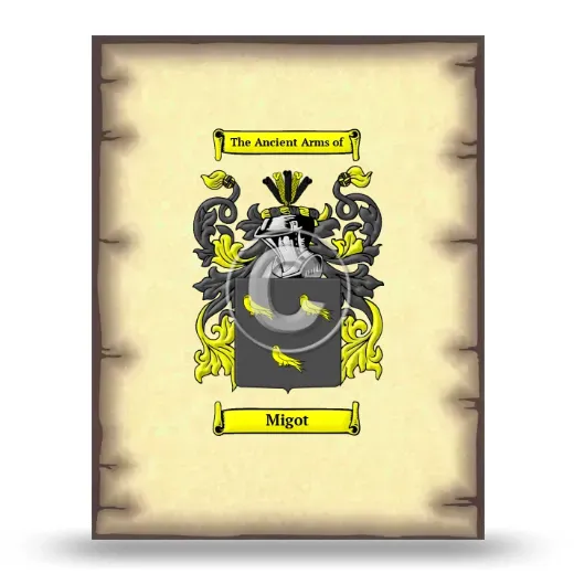 Migot Coat of Arms Print