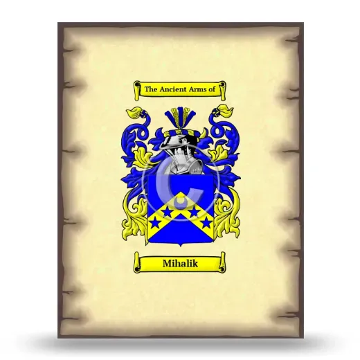 Mihalik Coat of Arms Print